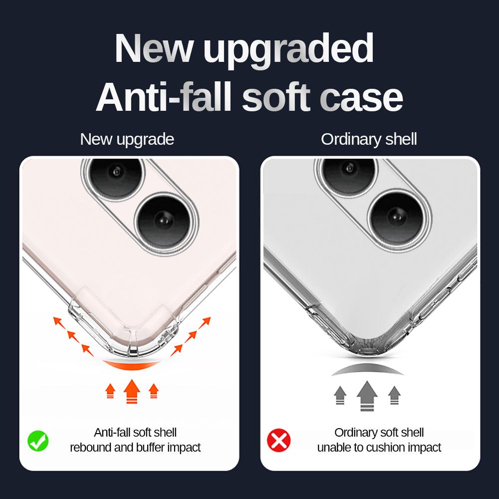 Прозрачный силиконовый противоударный чехол Coque для OnePlus Nord 4 Case Защитная оболочка для защиты объектива One Plus 1+ Nord4 OnePlusNord4 5G