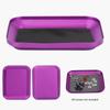 Магнитный лоток для мелких деталей, гайки для хранения винтов, болты (фиолетовый)
