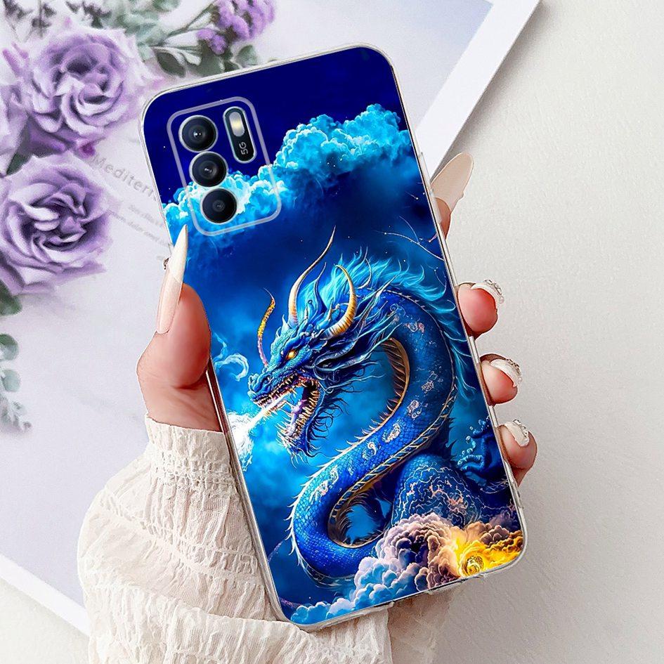 For OPPO Reno 6 6Z 5G Case CPH2237 CPH2251 Cover Fashion Flower Soft Silicon Bumper on OPPO Reno6 Pro CPH2249 Reno6 CPH2235 Capa