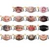 Facial Expression Funny Printed Mask Personality Party Cosplay Mask  Cycling
