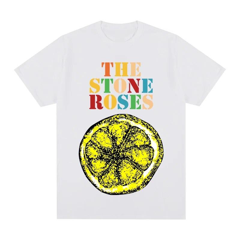Футболка The Stone Roses Lemon, хлопковая футболка унисекс, новая футболка, женские топы