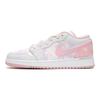 Jordan Женские низкие баскетбольные кроссовки Air Jordan 1, розово-фиолетовые, модель 553560-614(Team82-)
