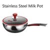 316 Stainless Steel Milk Pot Hot Small Thickened Instant Noodles Boiled Milk Mini Pot Household Soup Pot Induction Cooker