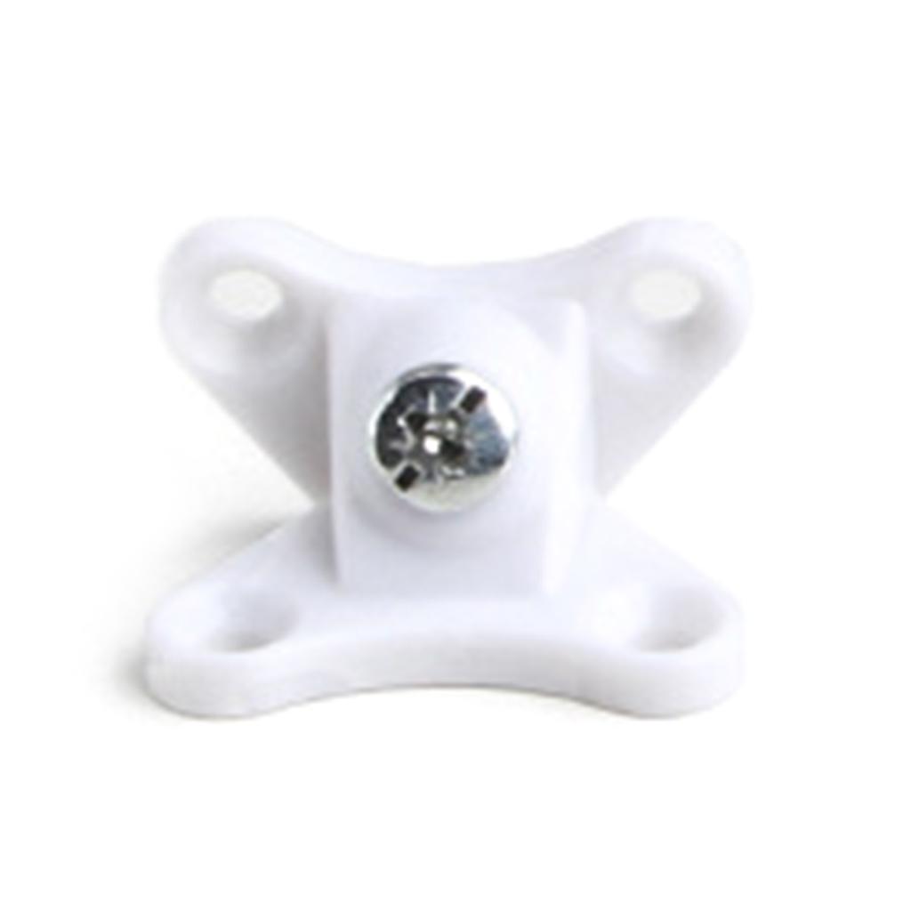 10 Pcs Butterfly Corner Code with Screw Right Angles Plastic Bracket Corner Brace for Wood Furniture Cabinet Shelves
