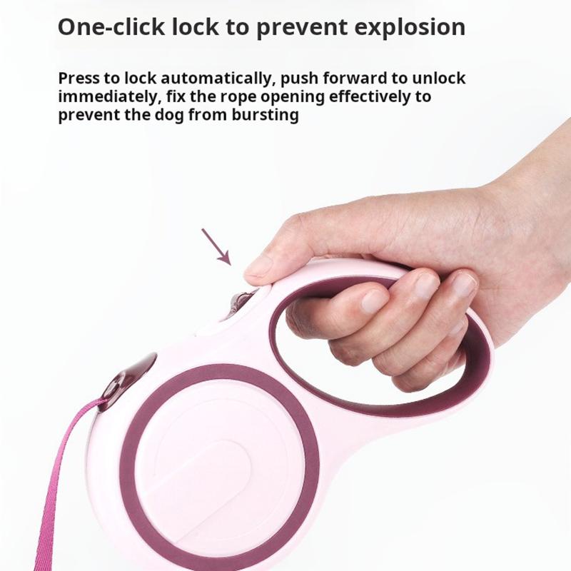 3m 5m Dog Leash Retractable Roulette Collar for Small Big Dog Accessories Adjustable Durable Walking Hiking Bulldog Rope