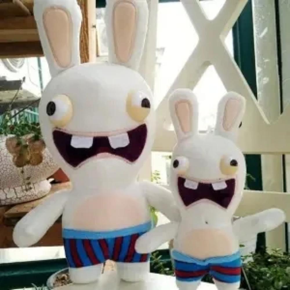 Креативные мягкие игрушки кролики, кукла кролика Лемана, сумасшедший кролик, мягкие детские игрушки, забавная кукла животное, кричащий кролик, подарок