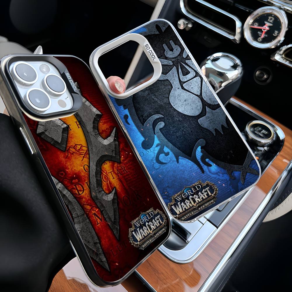 Чехол для телефона World Of Warcraft Для iPhone 17 16 15 14 13 12 11 Pro Max Plus Pro Цветной корпус
