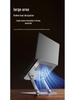 Rotatable Laptop Cooling Stand Tray - Portable Desktop Riser & Vertical Office Lift for Gaming
