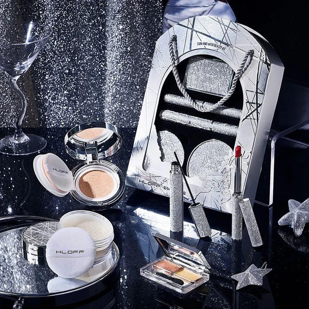 Набор для макияжа Maquillage Professionnelle, бархатная матовая губная помада, пудра, тени для век, крем, все в одном, подарочный набор косметики 5 шт., набор для макияжа 5 шт., 1 шт.