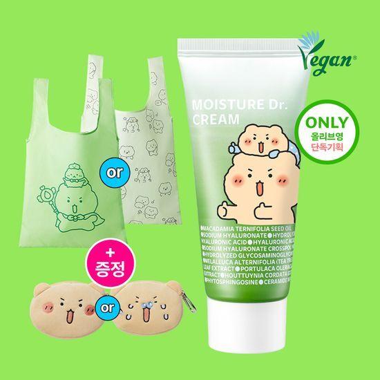 [Большая емкость] Увлажняющий крем Isoi Moisture Doctor Jang Soo-jin 100 мл, ограниченный выпуск (+ брелок и корзина для покупок в подарок)