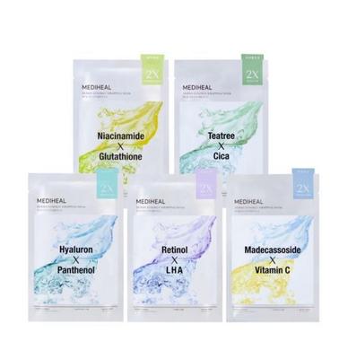 Derma Synergy Wrapping Mask 10 листов – Корейская маска для лица (5 Вариантов)