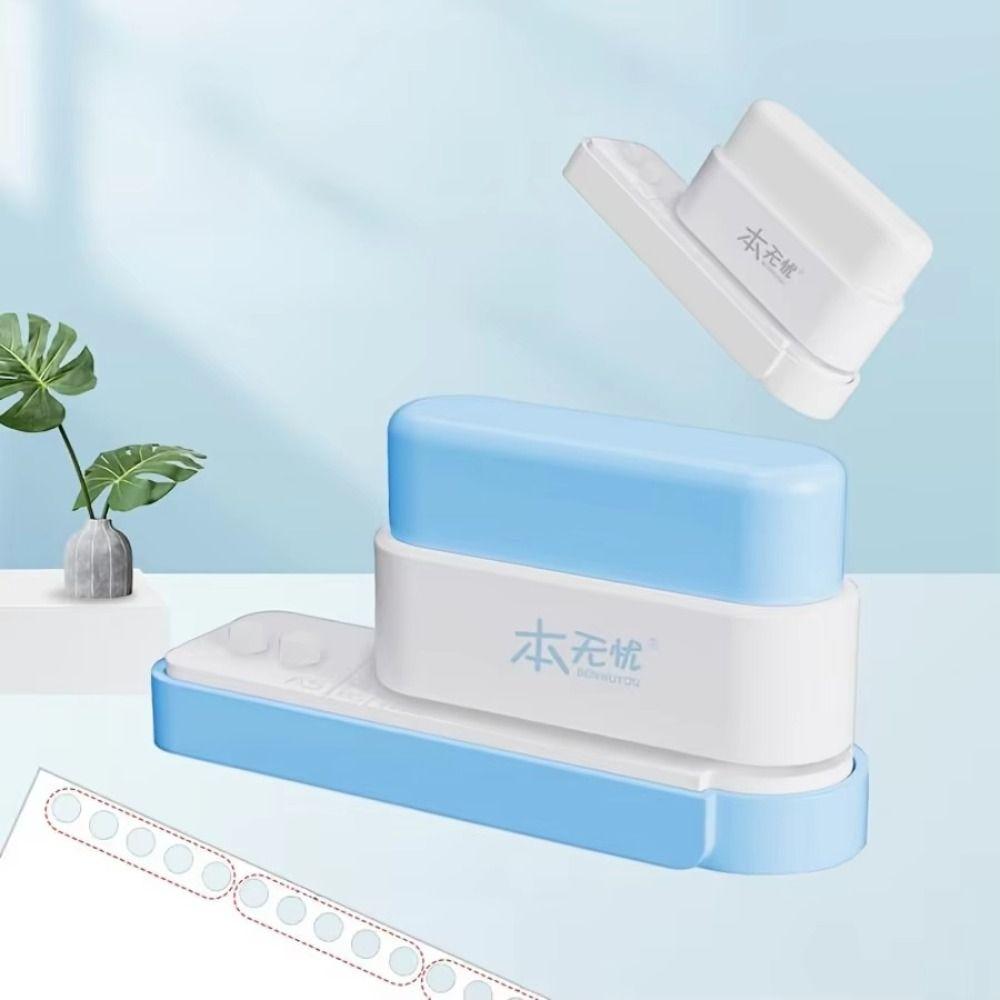 Дырокол для бумаги на 5 отверстий, пластиковый стандартный дырокол, портативный мини-дырокол для ручного счета