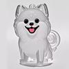 2/5Pcs Pet Hair Storage Box Keychain Portable Pet Memory Holder Secret Fur Collection Box Pet Hair Souvenir Box Keyring