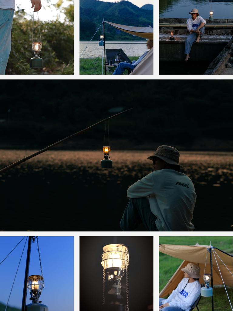 CAMPING MOON Portable Mini Gas Lantern for OD Cans, T-4