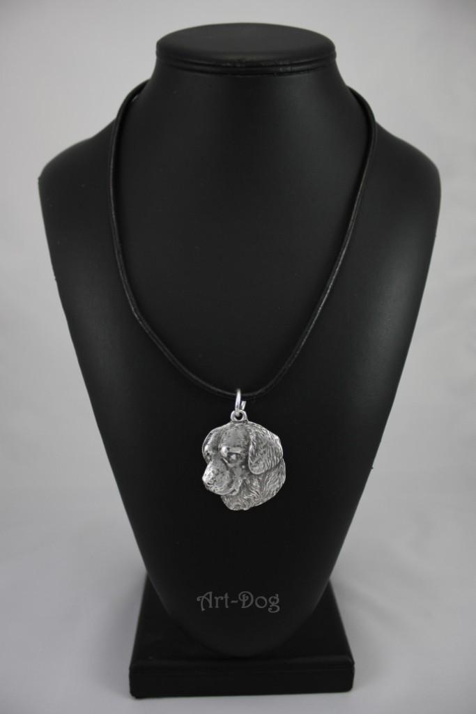 Golden Retriever - Necklace with dog, silver-plated pendant for dog fan, unique jewelry by Art-Dog brand
