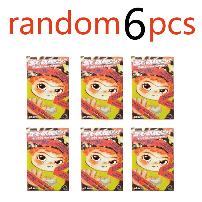 Wakuku Fuzzy Trendy Fun Party Blind Box Cute Wakuku Action Figure Mystery Box CuteDoll Bag PendantDoll Surprise Bag Gift Toy