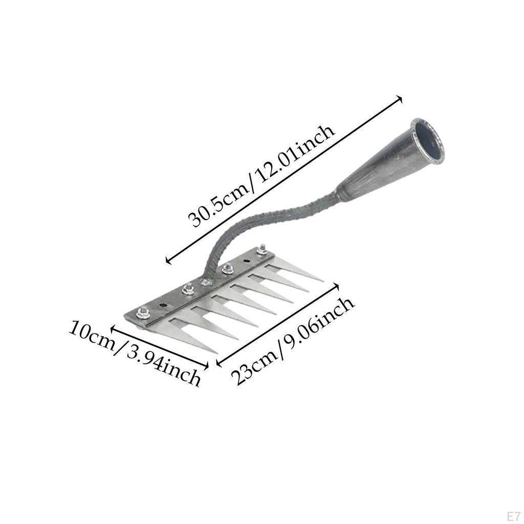 Садовые грабли Простые в использовании Сталь Эффективные Сверхпрочные для ландшафтных дизайнеров Двора На открытом воздухе Домовладельцев Садоводство