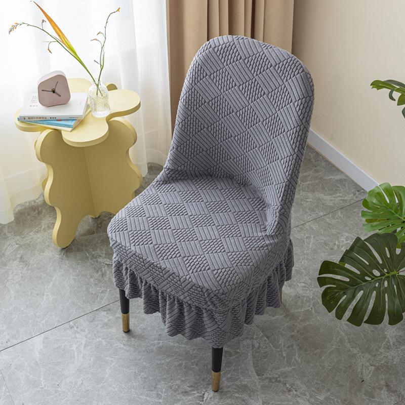 Эластичный утолщенный большой изогнутый чехол для стула Универсальный чехол Универсальный чехол для спинки обеденного стола Интегрированный