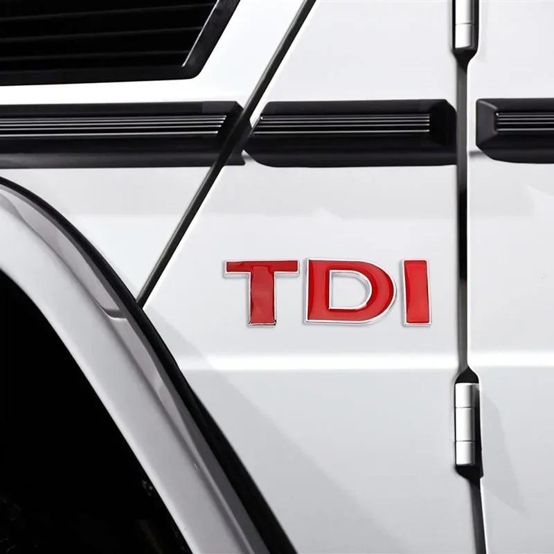 3D Metal Letters For Car Stickers TDI Letters VW Golf 4 5 6 7 JETTA PASSAT MK2 MK4 MK5 MK6 MK7 TDI Emblem Logo Badge Accessories zd1