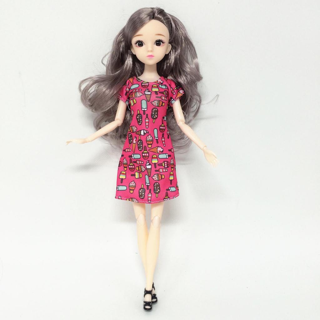 Набор модных кукол: 6 аксессуаров, 2 наряда, юбка, брюки, шорты