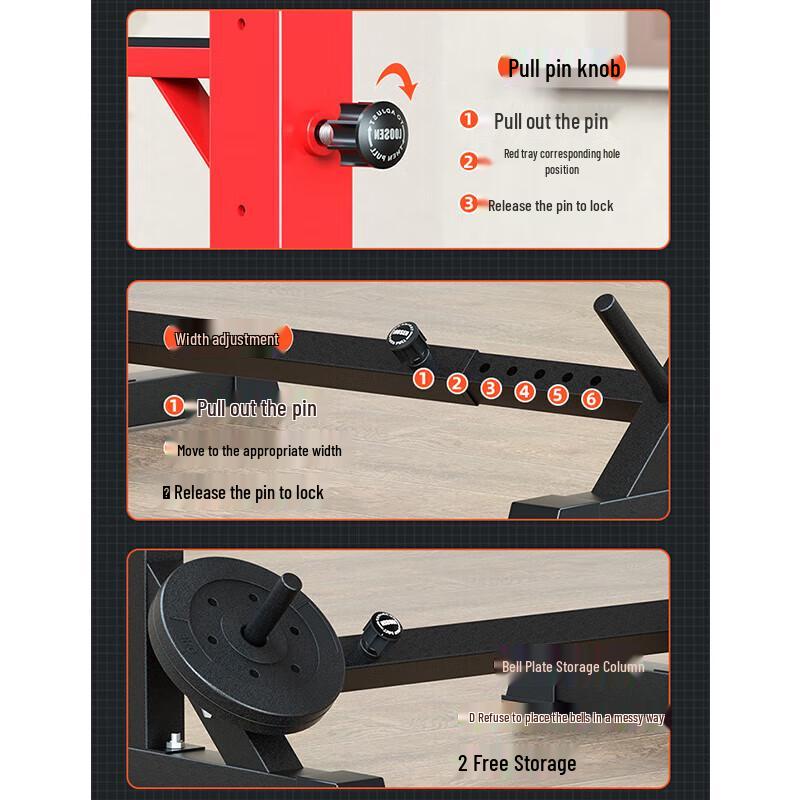 Multi-functional Home Gym Squat Rack