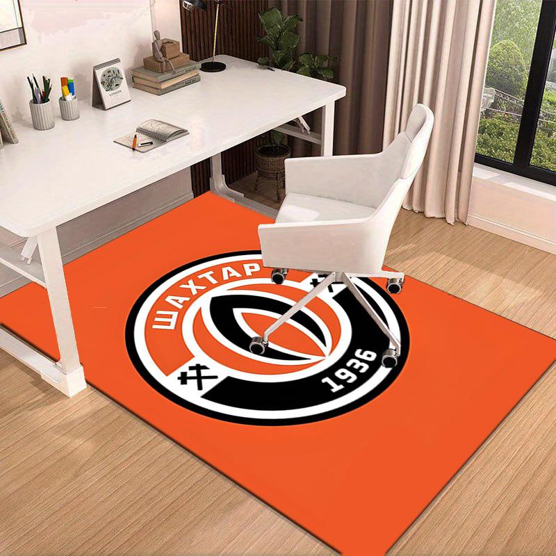 Коврик с дизайном герба Шахтер Донецк, Офисный коврик, Коврик под стул, Декоративный ковер для гостиной, спальни, Большой размер, Подарки для фанатов, Рождественские подарки