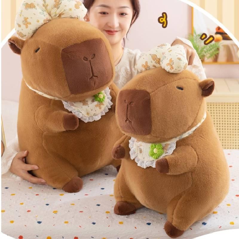 Capybara Backpack Plush Super Soft Stuffed Animal Creative Doll Unique Gift
