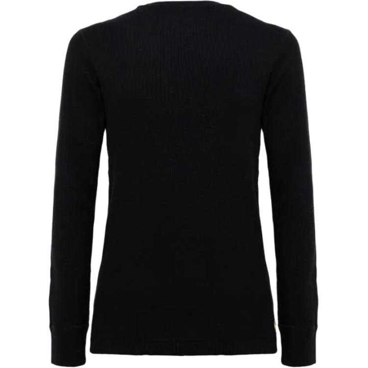 Polo Ralph Lauren SS23 однотонная повседневная футболка с круглым вырезом и длинным рукавом для мужчин, черные 714899615-004