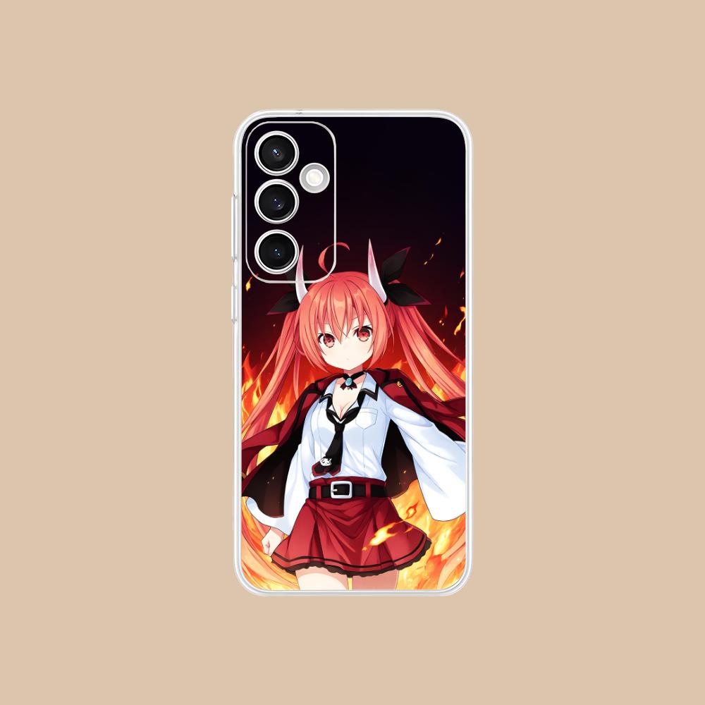 Date a Live Котори Ицука Прозрачный чехол для мобильного телефона для Samsung Galaxy S25 S24 S23 S22 S21Plus FE Ultra Цветной чехол