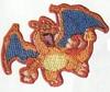 Нашивка-наклейка Pocket Monster от Inagaki Clothing, двойное использование, с железным клеем Charizard POS012