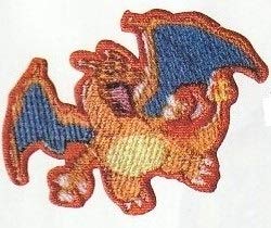 Нашивка-наклейка Pocket Monster от Inagaki Clothing, двойное использование, с железным клеем Charizard POS012