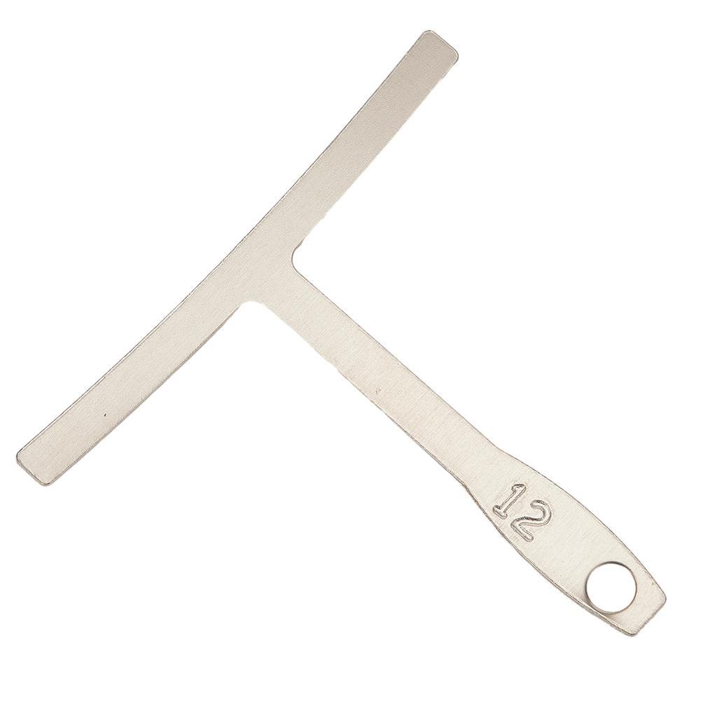 Линейка для высоты струн гитары Т-образные линейки Пластиковый набор Нержавеющая сталь