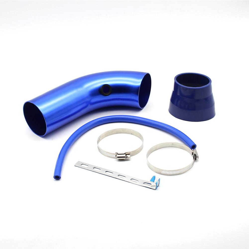 Universal 3inch 76mm Air Intake Pipe Cold Air Inlet Duct Tube Kits Aluminum Car Cold Air-Intake System Turbo Induction Pipe Tube