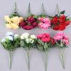 6 Peonies Simulated Flowers Wedding Decoration Home Decoration