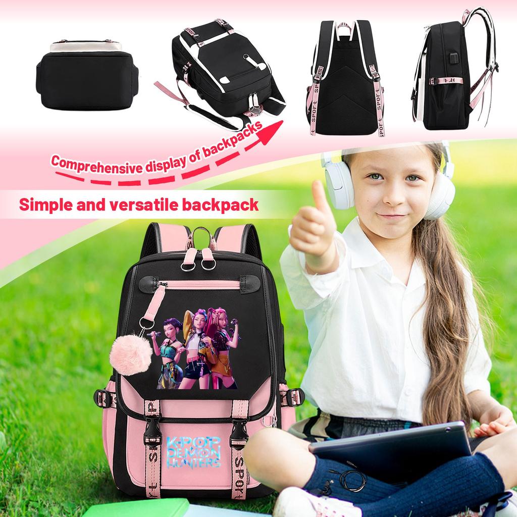 Kpop Witch Hunters Girl Group Movie Surrounding Print Backpack