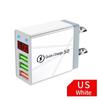 3 Ports USB Charger Quick Fast Charging Wall Adapter with LED Digital Display For Samsung S23 Xiaomi 14 Pro Huawei Mate 60 Redmi