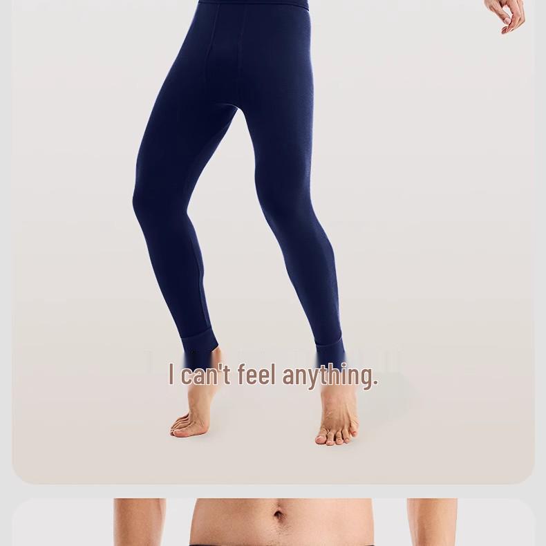 Мужские теплые брюки прилегающего силуэта из чистого хлопка - 100% хлопок, с плюшевой подкладкой, идеально подходят для осени и зимы