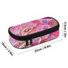 Pencil Bag Large Capacity Smooth Zipper Scratch Resistant Polyester with Main Compartment Mesh Pocket and Pen Slots for Boys Girls
