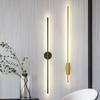 Mordern LED Wall Lamp Black Gold 60CM Long Strip Light For Living Room TV Wall Bedroom Bedside Hallway Ambient Lighting Fixture