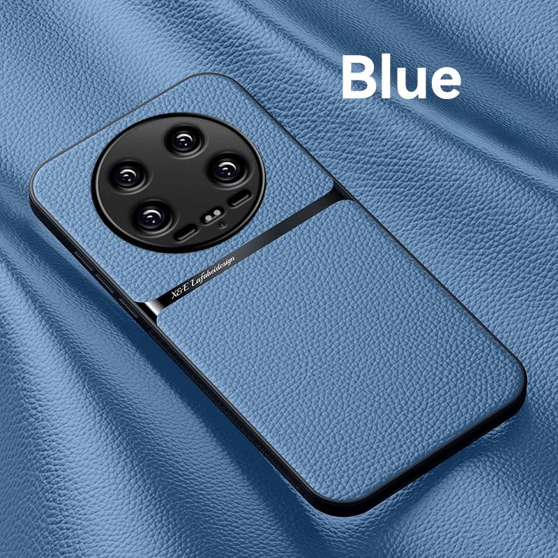Автомобильный магнитный защитный чехол для Xiaomi 15 Ultra, кожаная текстура, силиконовый противоударный чехол для Xiaomi Mi 15 Pro 15Ultra 14T Pro