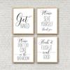 Funny Bathroom Sign Canvas Poster Wall Art Prints Get Naked Please Seat Yourself Flush It Real Good Toilet Signs Bathroom Decor