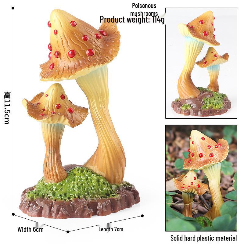 Simulated Vegetables & Mushrooms: Educational Props & Decorative Toys for Kindergarten