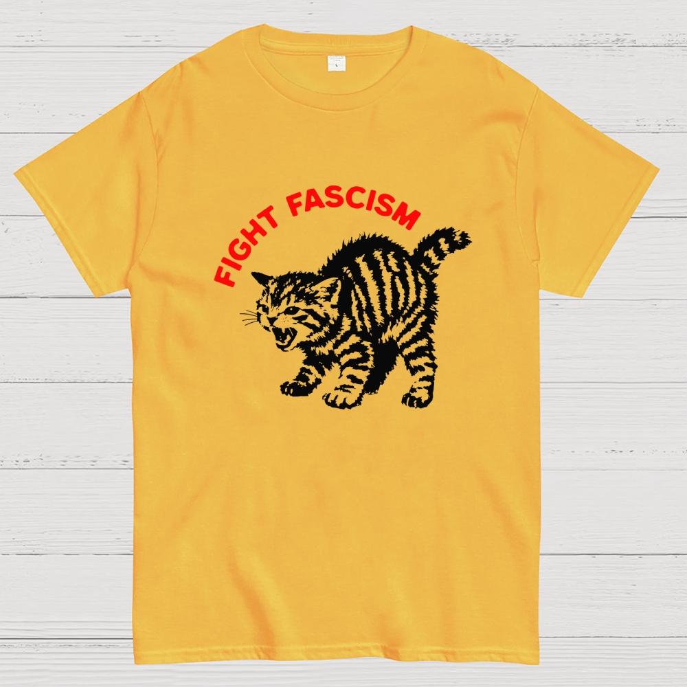 Retro Tabby Cat Resistance Geek T-Shirt