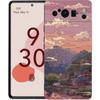 Korean Sunset Scenery For Google Pixel 8 7 6 Pro 6A 5G Black Phone Case Soft Shockproof Back Cover Silicone TPU Shell Coque