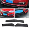 5 шт., передний бампер, комплект кузова для губ, универсальный сплиттер для губ, спойлер, диффузор, защита-канард для автомобиля