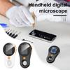 Ручной цифровой микроскоп 2 МП, макро цифровой микроскоп с 8 светодиодными лампами, 500-кратное увеличение, ручная лупа