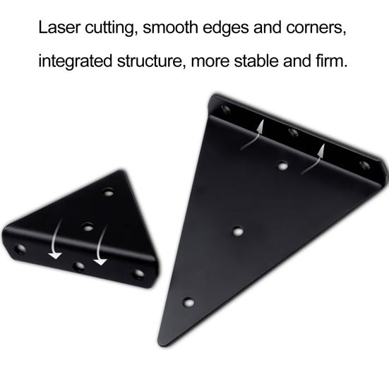 Кронштейн для полки, утолщенный настенный треугольный крепежный кронштейн высокой твердости для дома