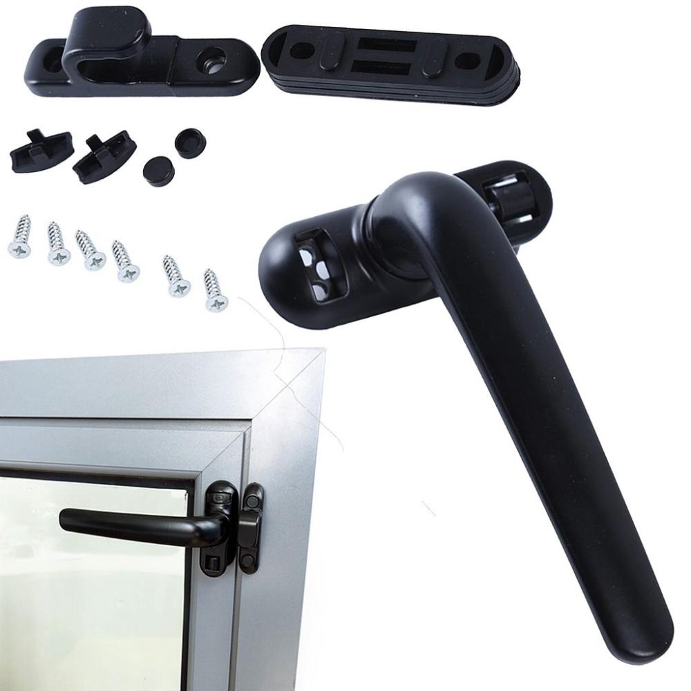 for Home with Lock Aluminium Zinc Zinc Alloy Window Hardware Lock Casement Window Wheel Handle Window Handle