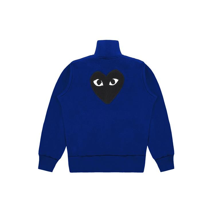 Comme des Garçons PLAY (WMNS) COMME des GARCONS PLAY Толстовка на молнии с большим сердцем 'Темно-синий' Женская AZ-T255-051-2
