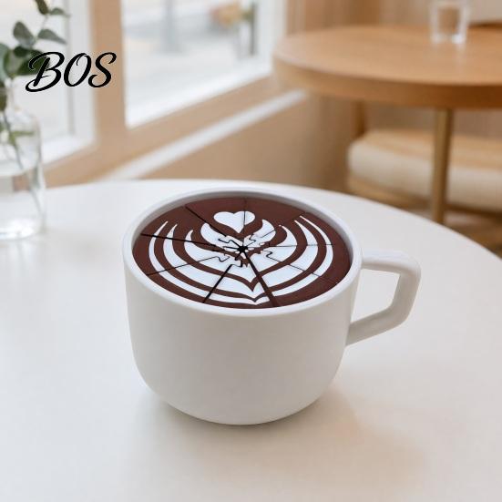 Realistic Coffee Spill Decoration 3D-Printed Cup Fidget, Desk Spiral Stress Relief Sensory Prank Toy Toy, Gift for Adults Office Home Lovers,